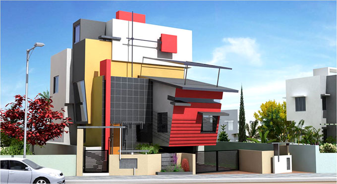 Modern Front House Elevation Designs